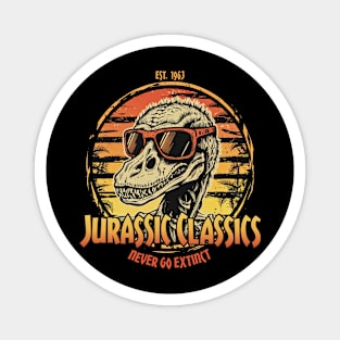 Dad Father: Jurassic Classics Never Go Extinct 63 Magnet